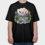Mountain River Forest, Tricou Oversize Barbati (Unisex)