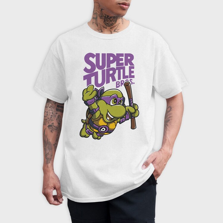 Super Turtle Bros, Tricou Barbati (Unisex)