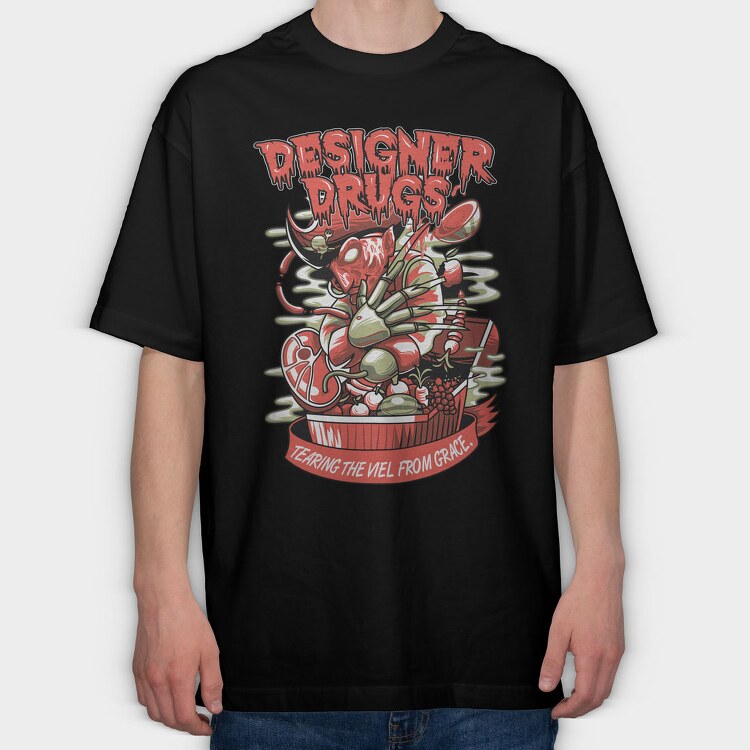 Er Drugs, Tricou Oversize Barbati (Unisex)