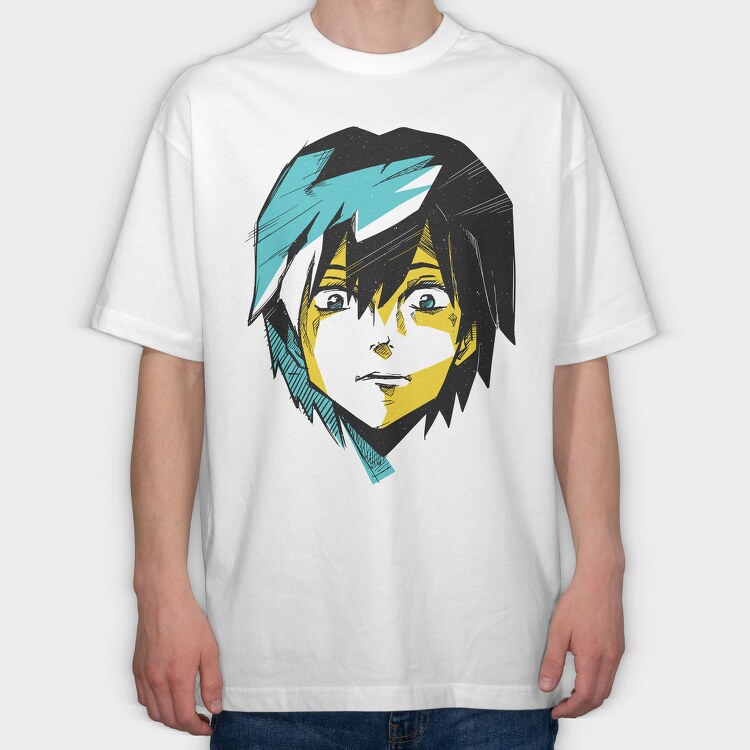 Electric Dream Eyes, Tricou Oversize Barbati (Unisex)
