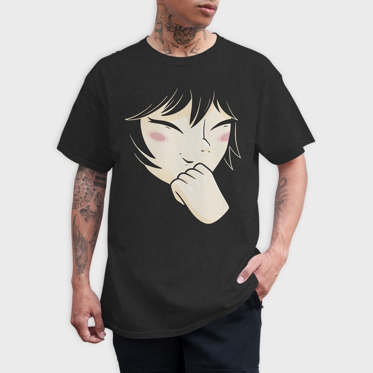 Crying Anime Boy, Tricou Barbati (Unisex)