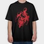 Superman Red, Tricou Oversize Barbati (Unisex)