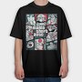 Mario Bros Adventure, Tricou Oversize Barbati (Unisex)