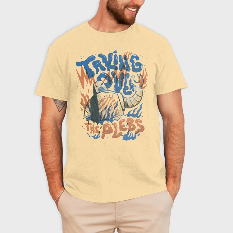 Robot Invasion 01, Tricou Barbati (Unisex)