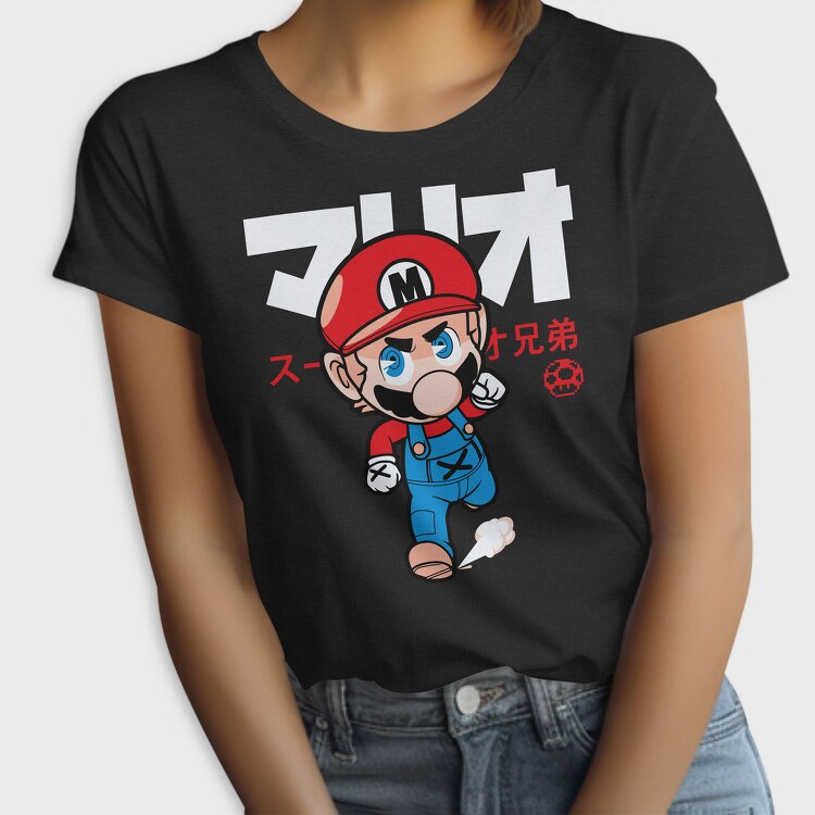 Mario Bros Power Up, Tricou Femei
