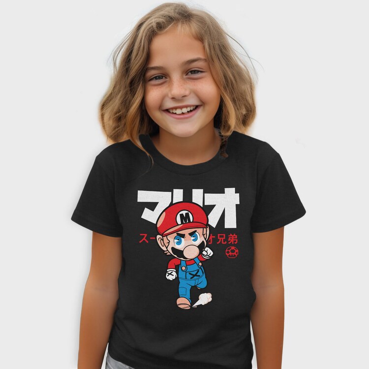 Mario Bros Power Up, Tricou Copii