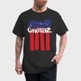 Patriotic Gorillaz, Tricou Barbati (Unisex)