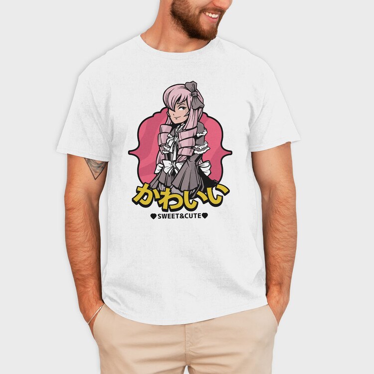 Cute Maid Love, Tricou Barbati (Unisex)