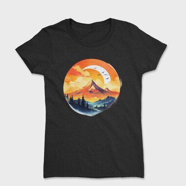 Mountain Sunset Peaks, Tricou Femei