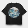Mountain Symphony Club, Tricou Oversize Barbati (Unisex)