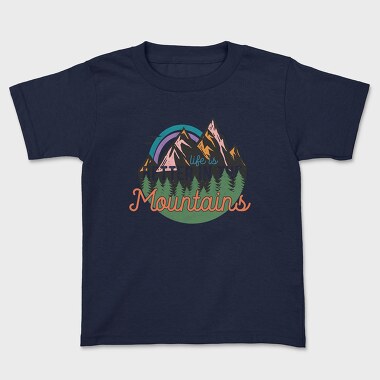 Mountain Vibes Life, Tricou Copii
