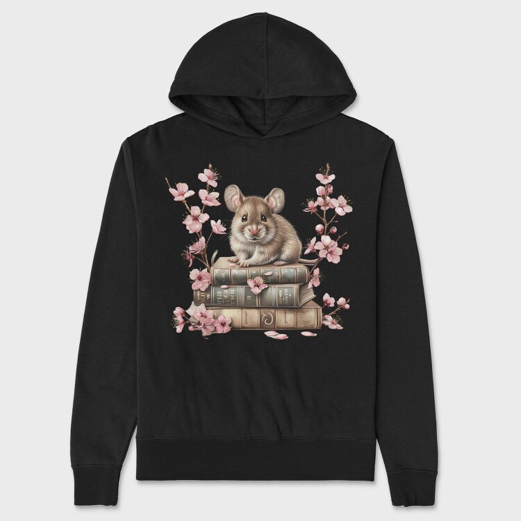 Mouse Books Blossoms, Hanorac Oversize Barbati (Unisex)
