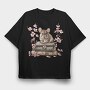 Mouse Books Blossoms, Tricou Oversize Barbati (Unisex)