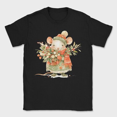 Mouse Christmas Bouquet, Tricou Barbati (Unisex)