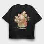 Mouse Christmas Bouquet, Tricou Oversize Barbati (Unisex)