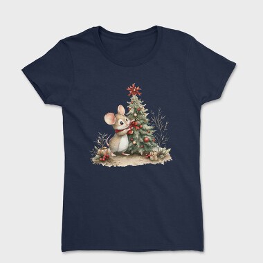 Mouse Christmas Tree, Tricou Femei