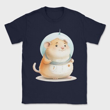 Mouse In Space Helmet, Tricou Barbati (Unisex)