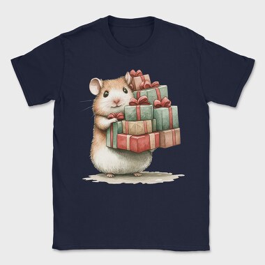 Mouse With Gifts, Tricou Barbati (Unisex)