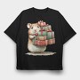 Mouse With Gifts, Tricou Oversize Barbati (Unisex)