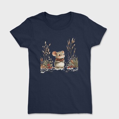 Mouse With Scarf, Tricou Femei
