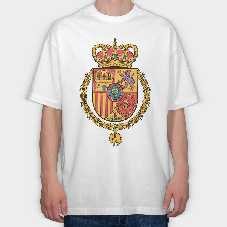 Royal Heraldry, Tricou Oversize Barbati (Unisex)