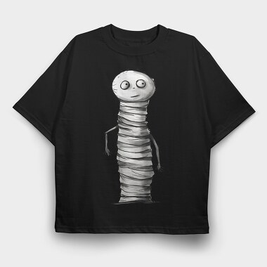 Mummy Character, Tricou Oversize Barbati (Unisex)