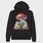 Mushroom Book Art, Hanorac Oversize Barbati (Unisex)