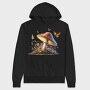 Mushroom Butterfly Magic, Hanorac Oversize Barbati (Unisex)