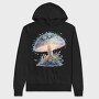 Mushroom Cloud Sprout, Hanorac Oversize Barbati (Unisex)