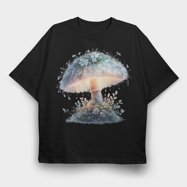 Mushroom Cloud Sprout, Tricou Oversize Barbati (Unisex)