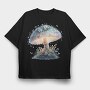 Mushroom Cloud Sprout, Tricou Oversize Barbati (Unisex)