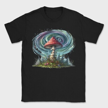 Mushroom Cloud Swirls, Tricou Barbati (Unisex)