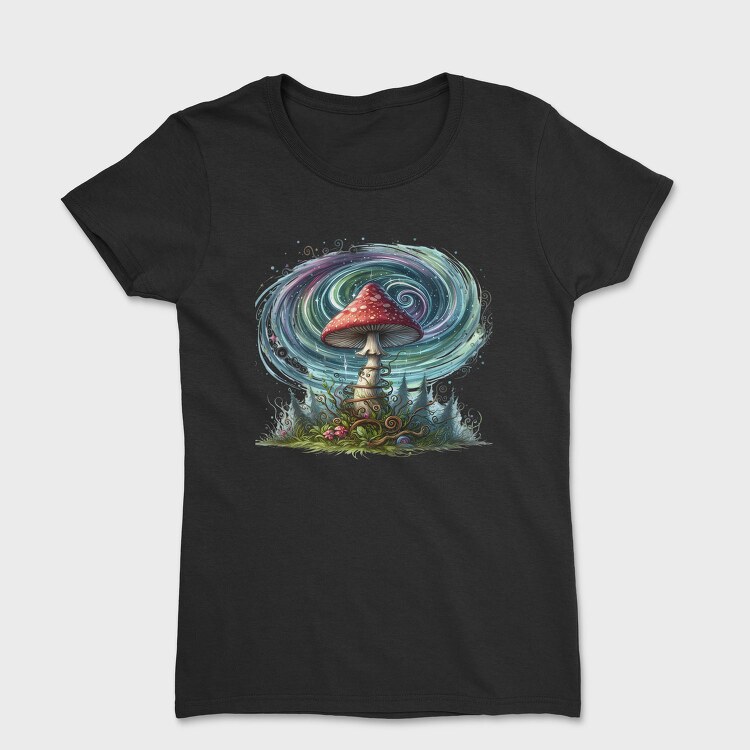 Mushroom Cloud Swirls, Tricou Femei