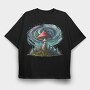 Mushroom Cloud Swirls, Tricou Oversize Barbati (Unisex)