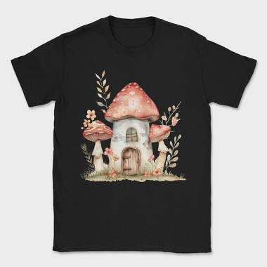 Mushroom Cottage Magic, Tricou Barbati (Unisex)
