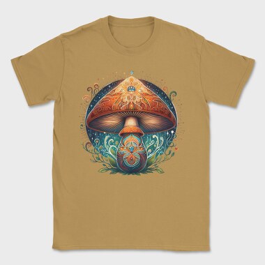 Mushroom Eyes Ornament, Tricou Barbati (Unisex)