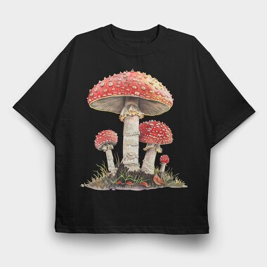 Mushroom Fairy Tales, Tricou Oversize Barbati (Unisex)