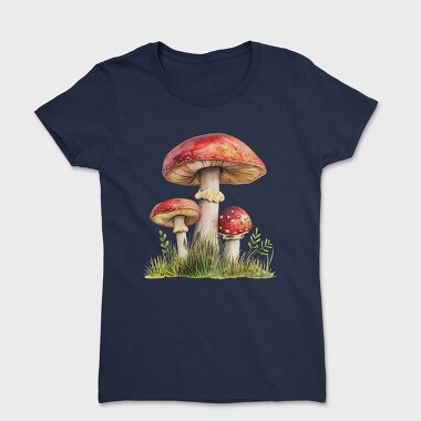Mushroom Fairytale Clipart, Tricou Femei