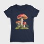 Mushroom Fairytale Clipart, Tricou Femei