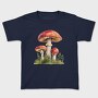 Mushroom Fairytale Clipart, Tricou Copii