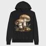 Mushroom Fairytale Nature, Hanorac Oversize Barbati (Unisex)