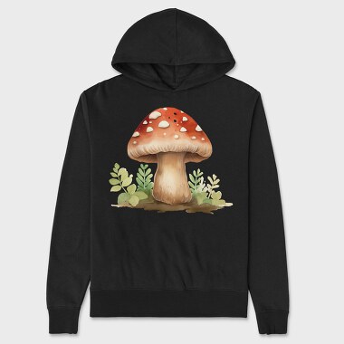 Mushroom Fall Greens, Hanorac Oversize Barbati (Unisex)
