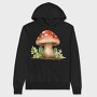 Mushroom Fall Greens, Hanorac Oversize Barbati (Unisex)