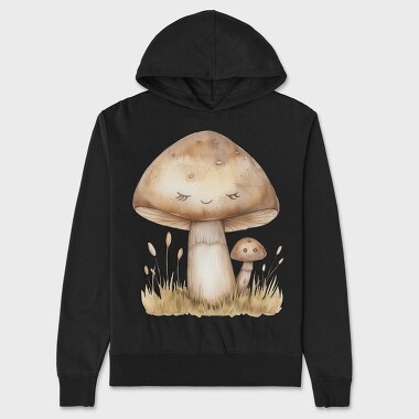 Mushroom Friends, Hanorac Oversize Barbati (Unisex)