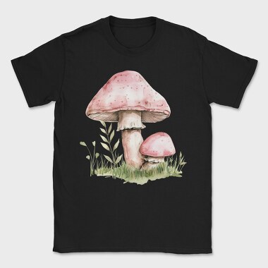 Mushroom Garden Clipart, Tricou Barbati (Unisex)