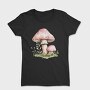 Mushroom Garden Clipart, Tricou Femei