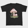Mushroom Garden Clipart, Tricou Copii