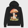 Mushroom Garden Scape, Hanorac Oversize Barbati (Unisex)