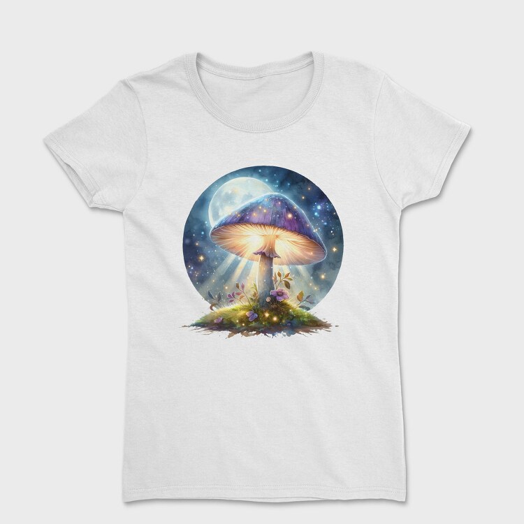 Mushroom Glow Galaxy, Tricou Femei
