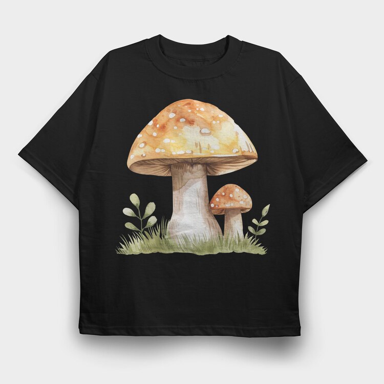 Mushroom Grass Clubhouse, Tricou Oversize Barbati (Unisex)